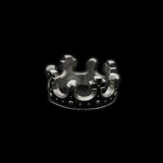 CROWN STAINLESS STEEL RING