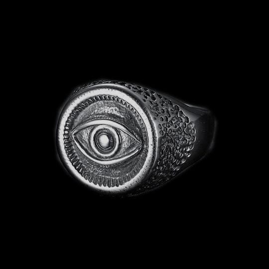 EGYPT EYE OF HORUS GOD STAINLESS STEEL RING