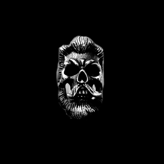 GENTLEMAN STAINLESS STEEL SKULL RING