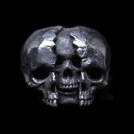 VINTAGE DOUBLE SIDED SKULL RING