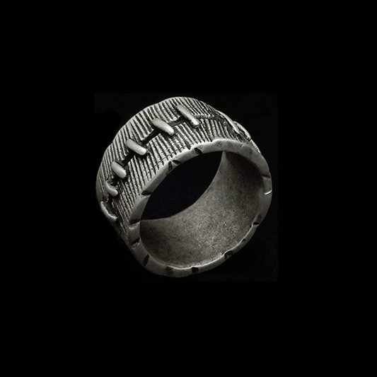 VINTAGE MEN'S PATCHWORK PATCH RING