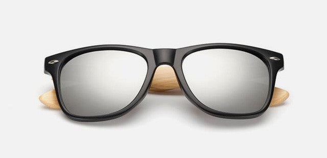 Gafas de sol retro de bambú