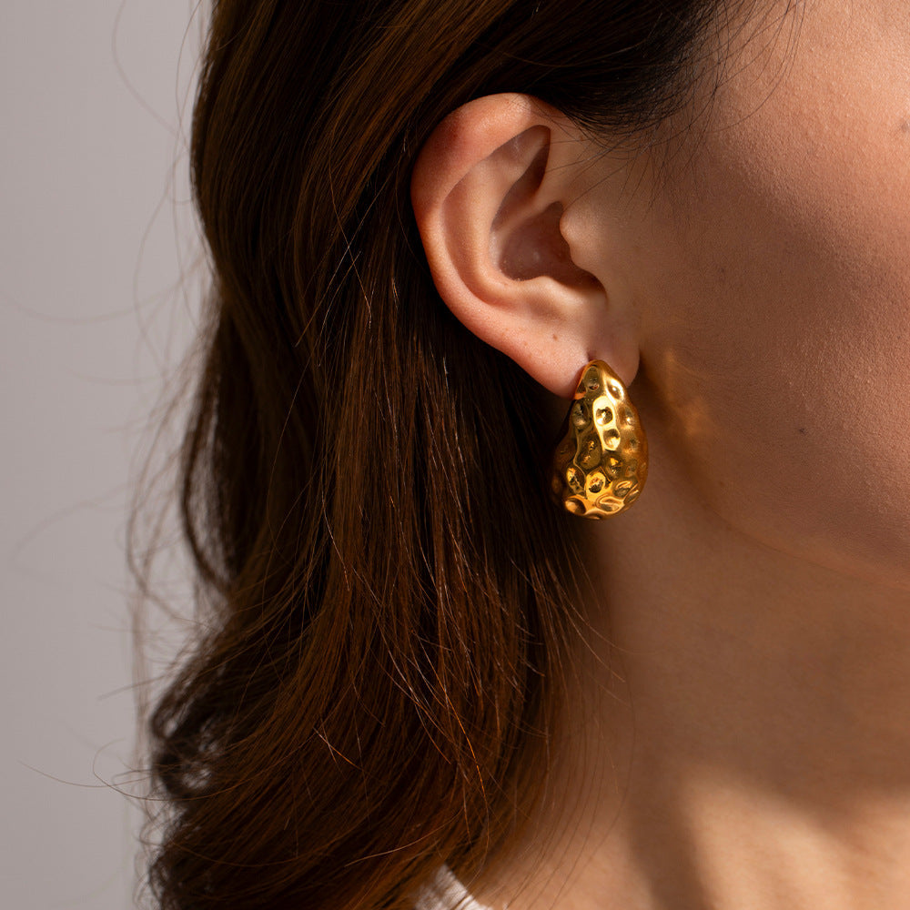 Lava Teardrop Earrings