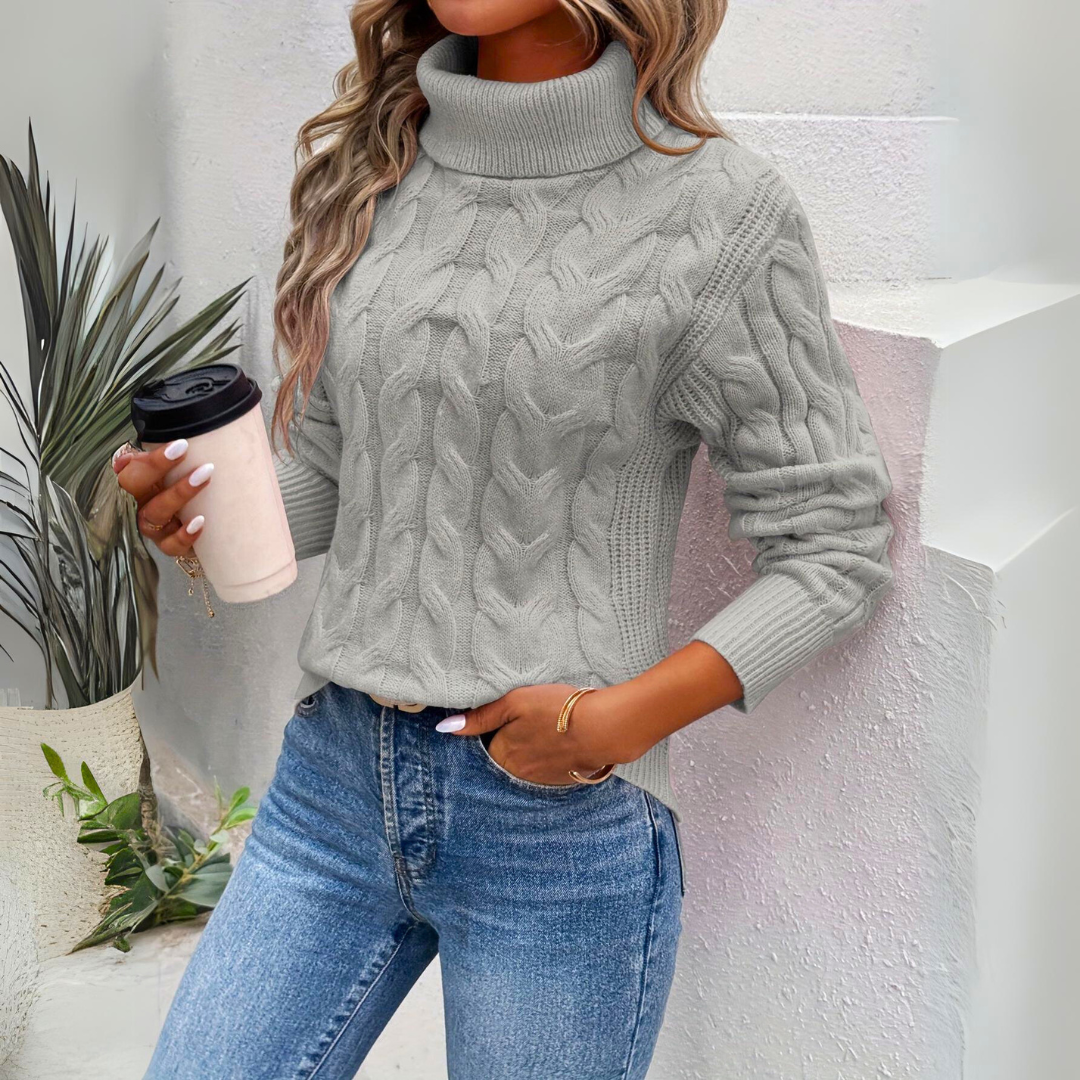 Giorgia - Warm women's knitted sweater