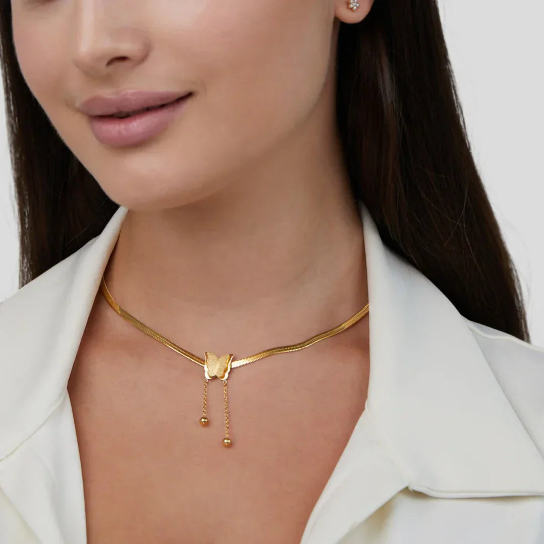Bettina Butterfly Necklace