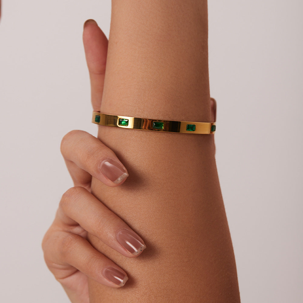 Elizabeth Emerald Bracelet