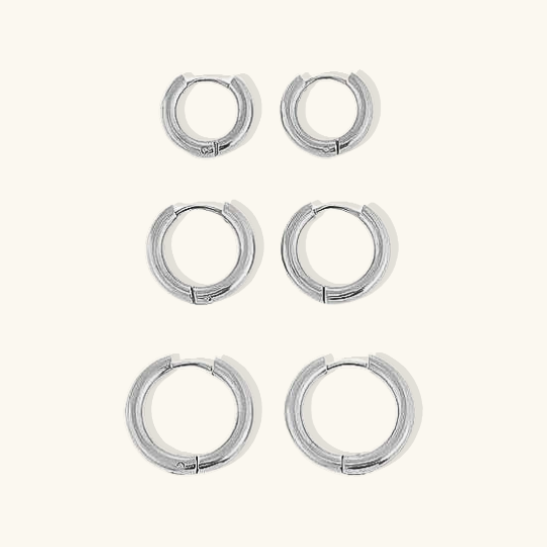 Orbita Hoop Earrings Set