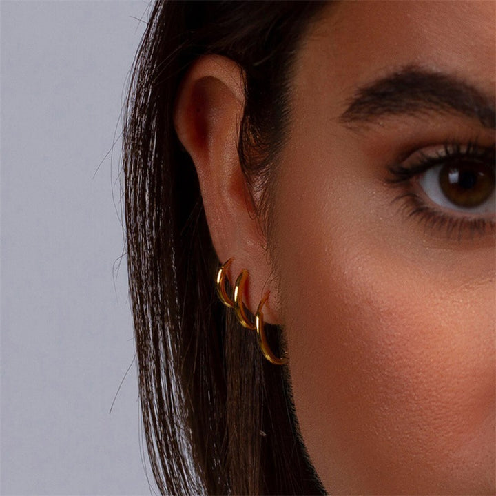 Orbita Hoop Earrings Set