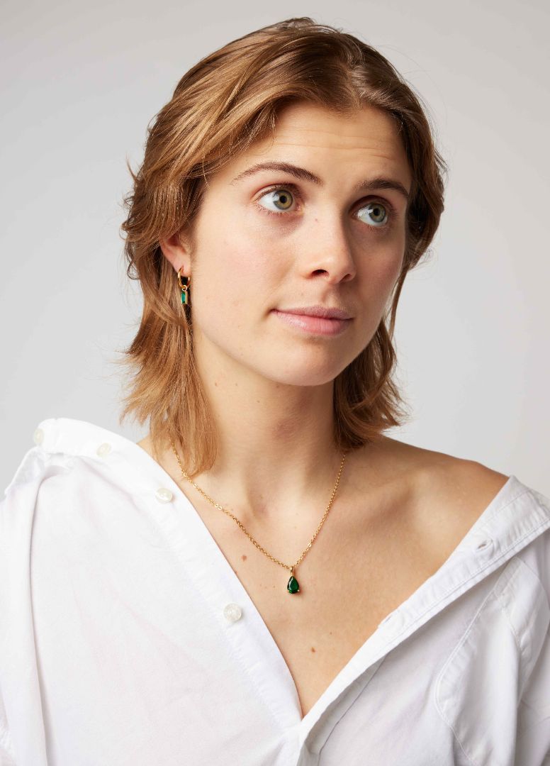 Grüne Sirius Halskette
