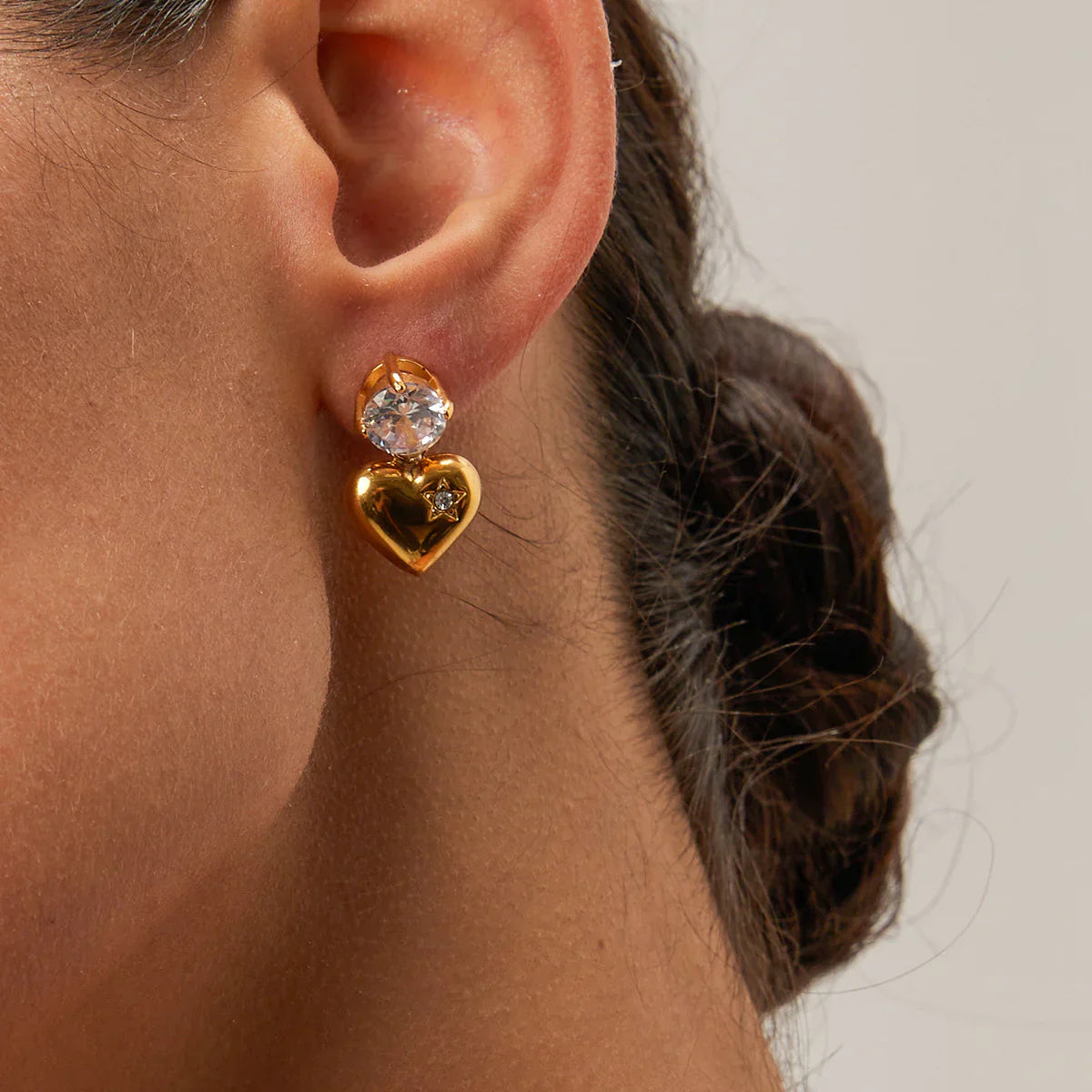 Mila Heart Earrings