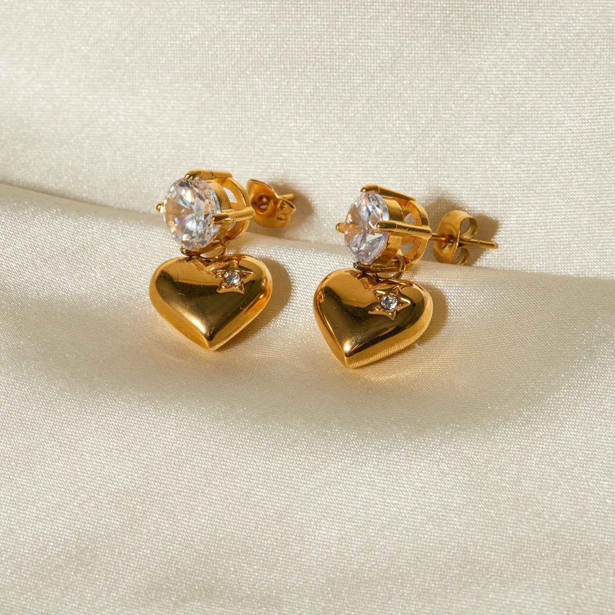 Mila Heart Earrings