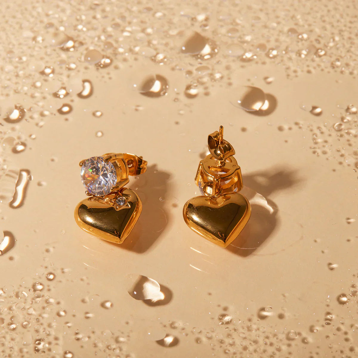 Mila Heart Earrings