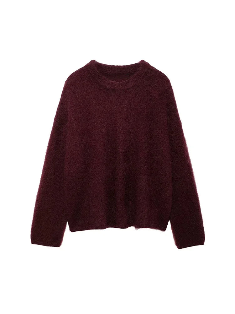 Tess | Viral Burgundy sweater