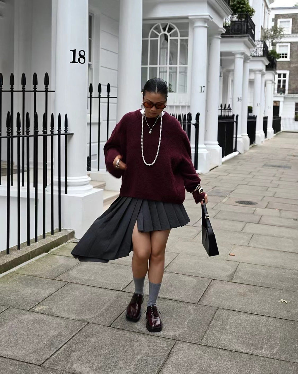 Tess | Viral Burgundy sweater
