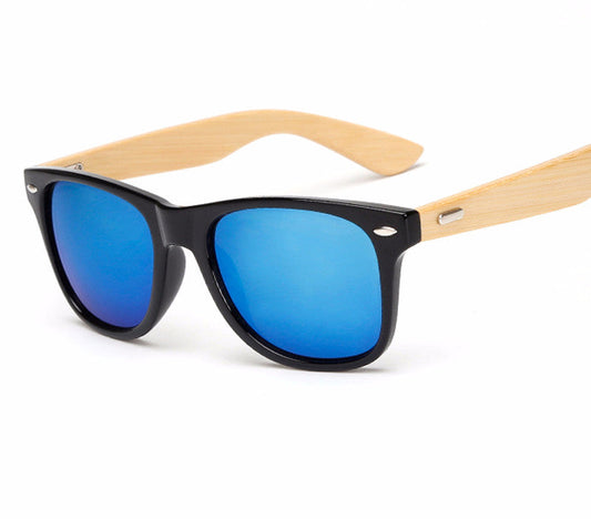 Retro-Bambus-Sonnenbrille