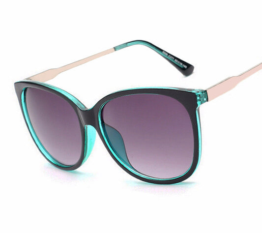 Übergroße runde Retro-Sonnenbrille