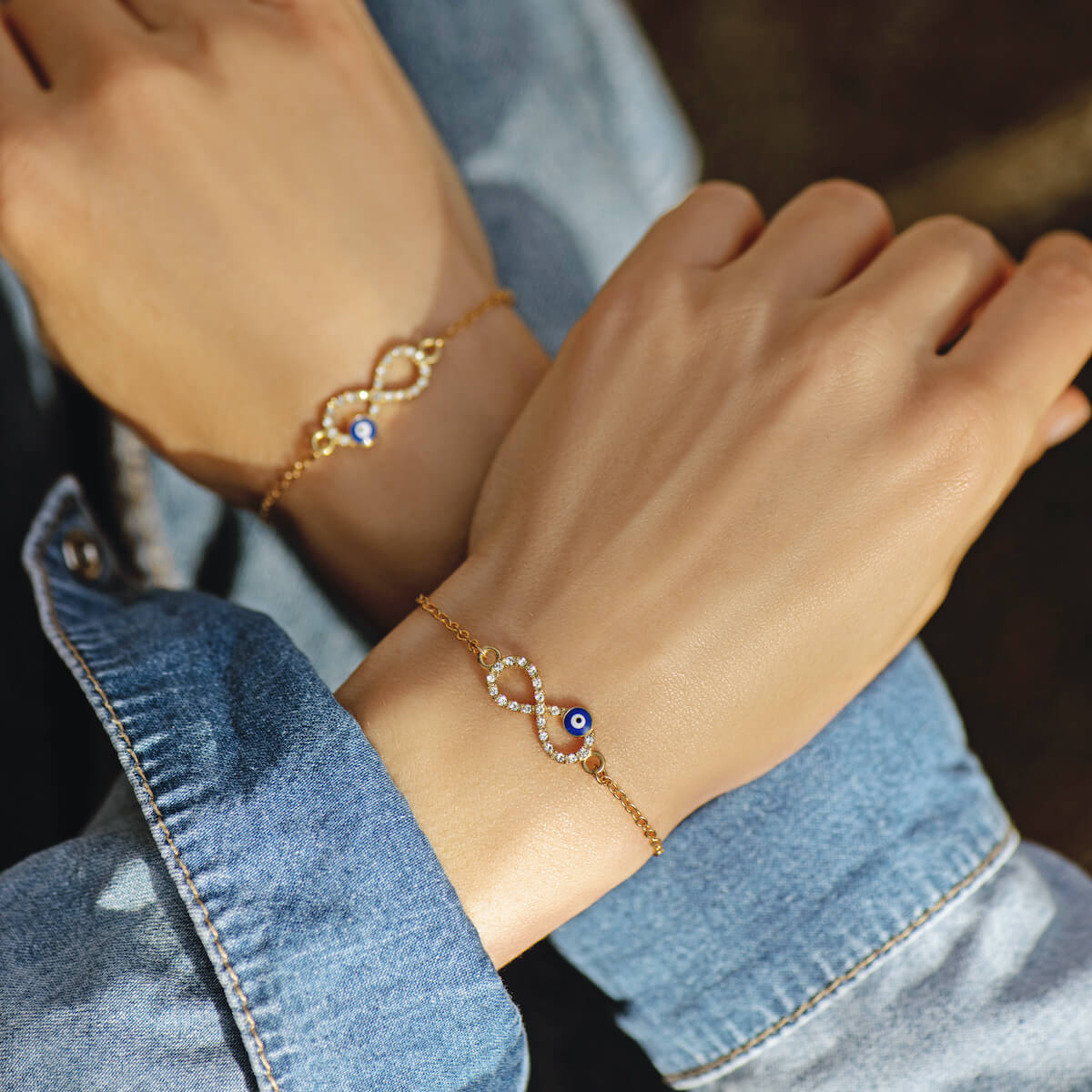 Evil Eye Infinity Bracelet