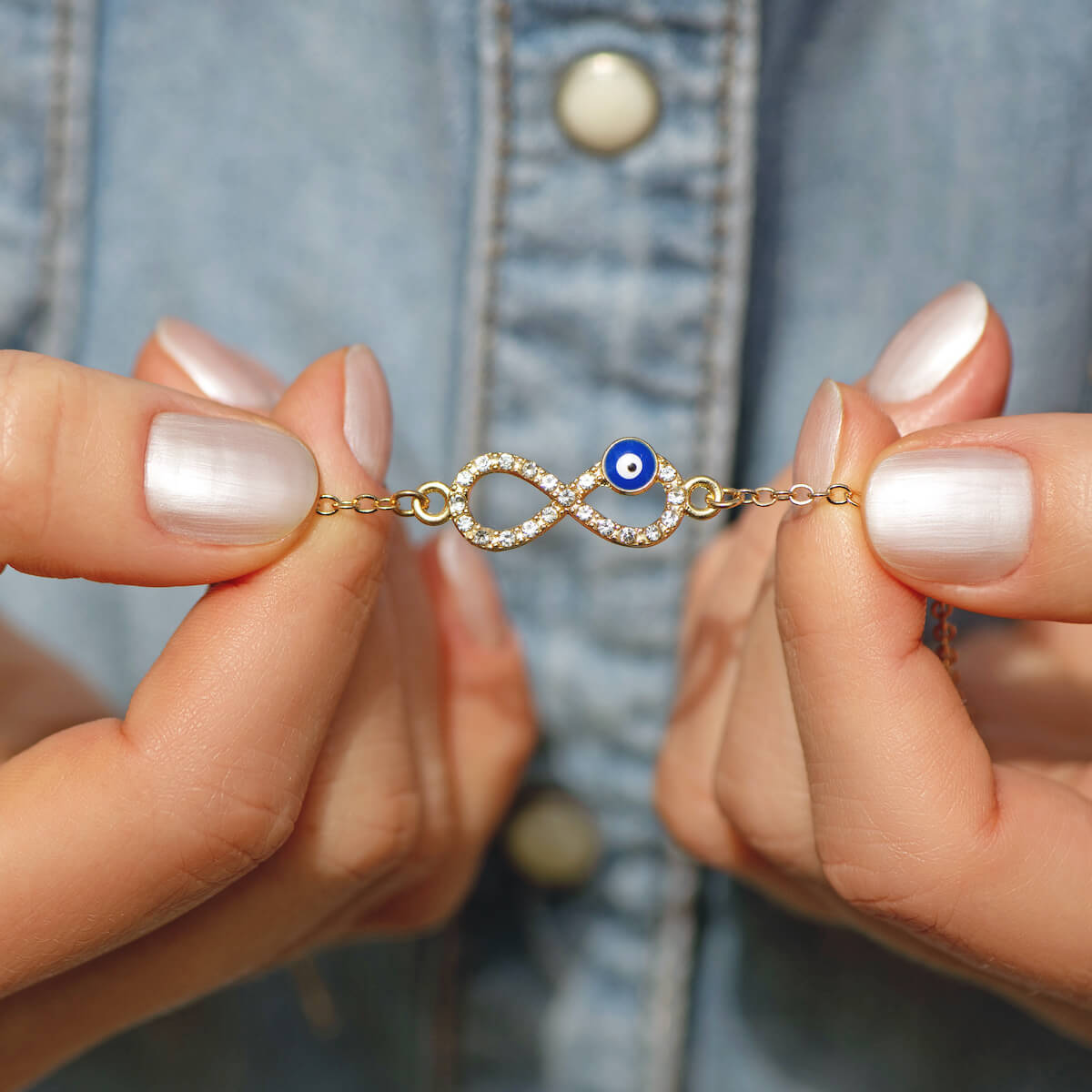 Evil Eye Infinity Bracelet