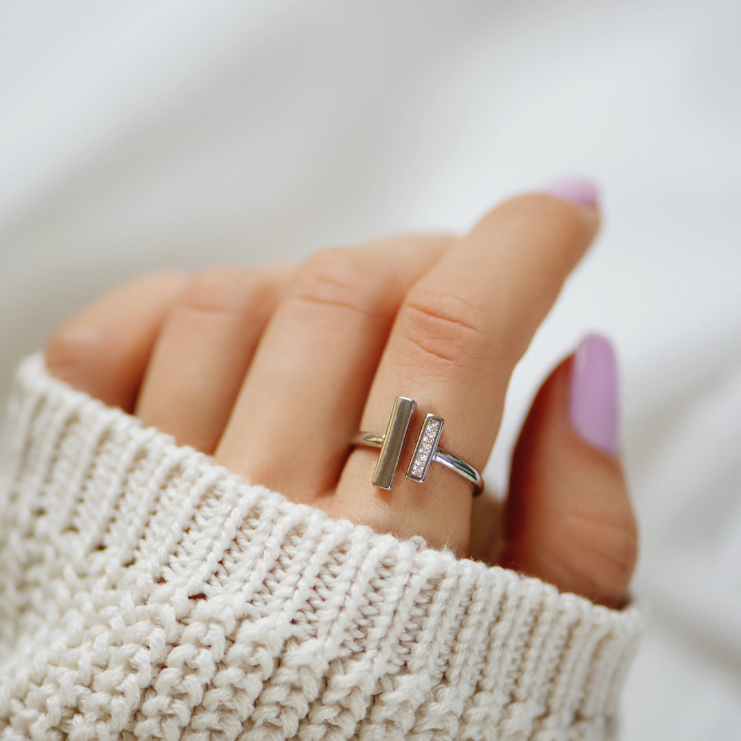 Mother & Daughter - Thick & Thin Ring