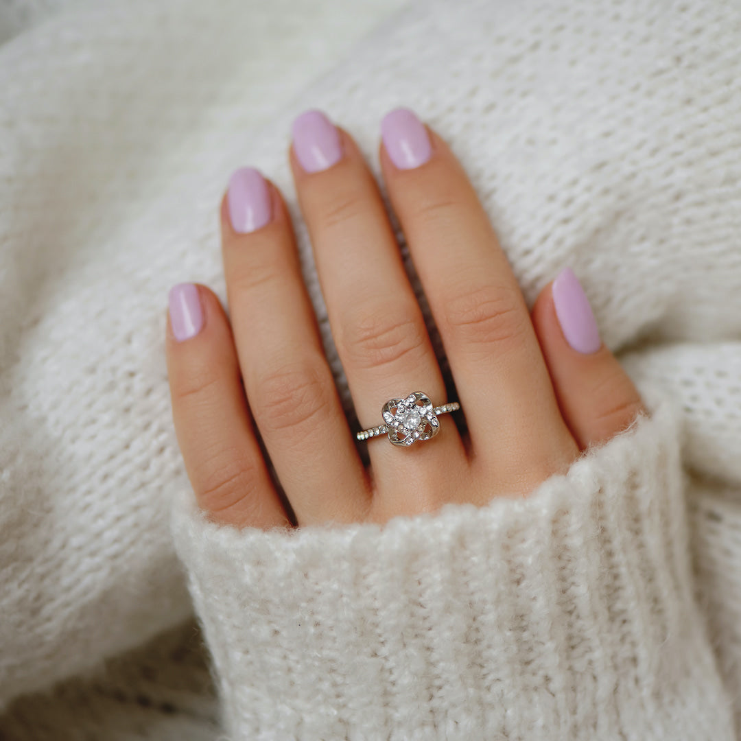 Mother & Daughter - Love Knot Ring