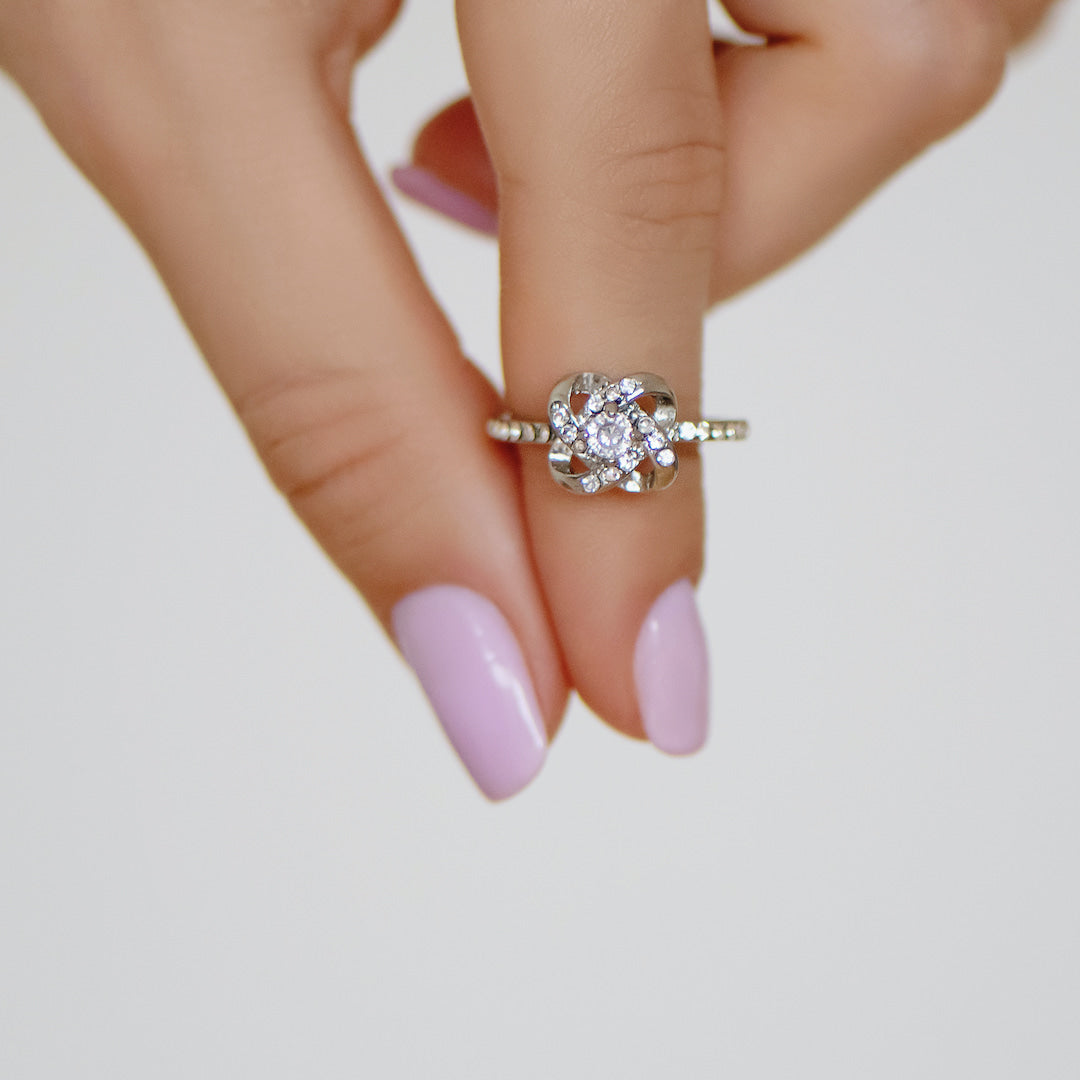 Mother & Daughter - Love Knot Ring