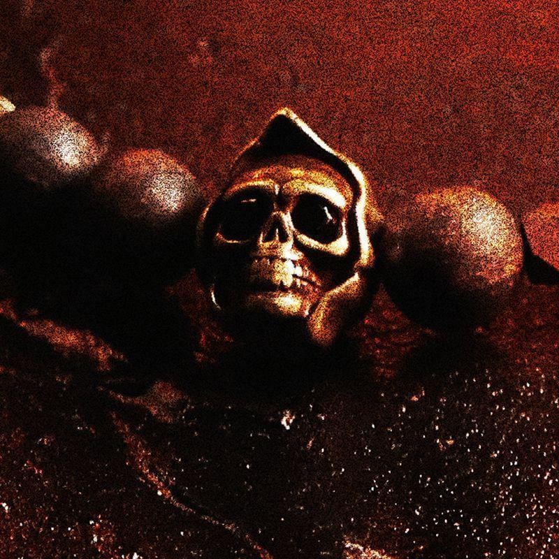 RETRO GHOST RIDER GEMSTONE BRACELET