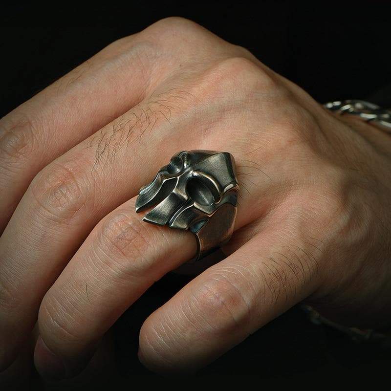 ANILLO DE ACERO INOXIDABLE DE GUERRERO SPARTAN