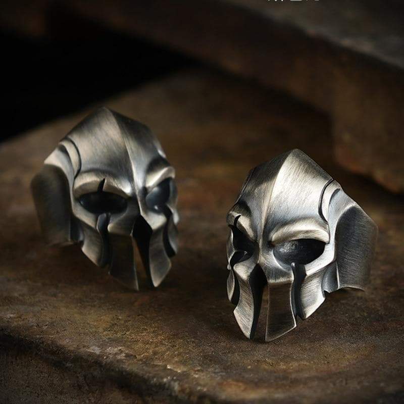 ANILLO DE ACERO INOXIDABLE DE GUERRERO SPARTAN